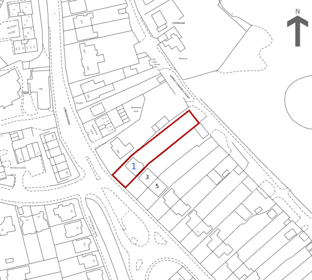 Lot: 144 - DETACHED BUILDING IN NEED OF REPAIR AND REFURBISHMENT WITH APPROVED PLANNING - Site plan